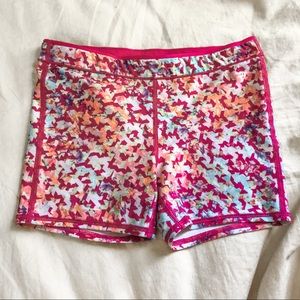 REEBOK NIKE PRO SPANDEX MULTICOLOR SHORTS